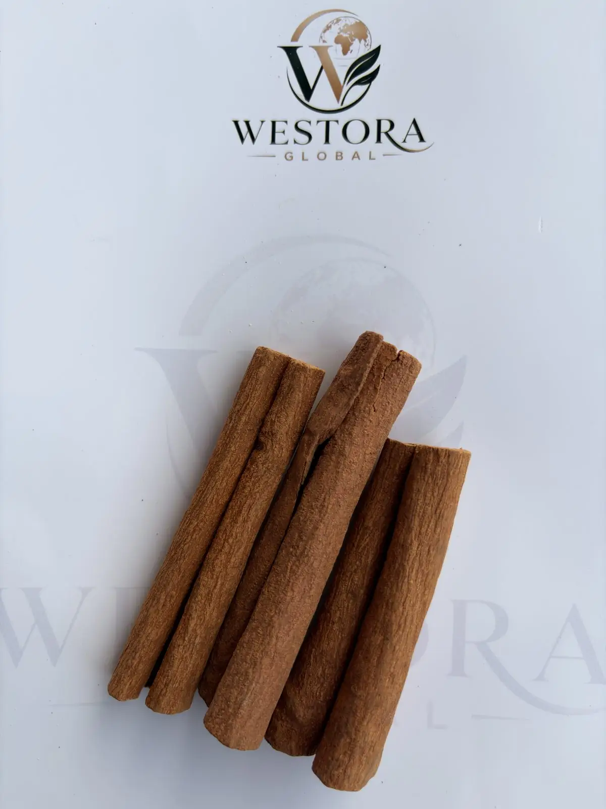 Close-up of rolled cinnamon bark quills
